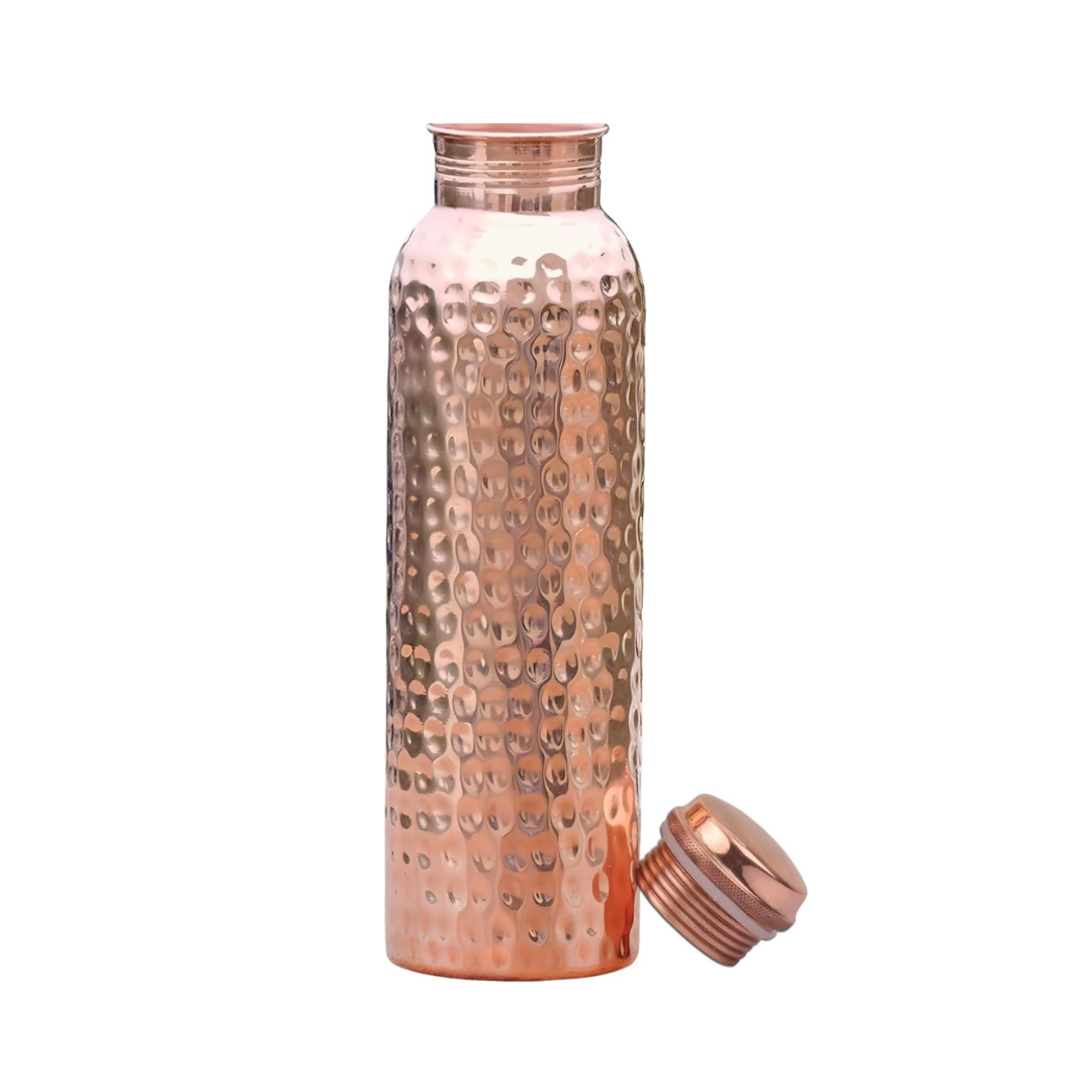 100% Pure Copper Water Bottle for Drinking -34 oz