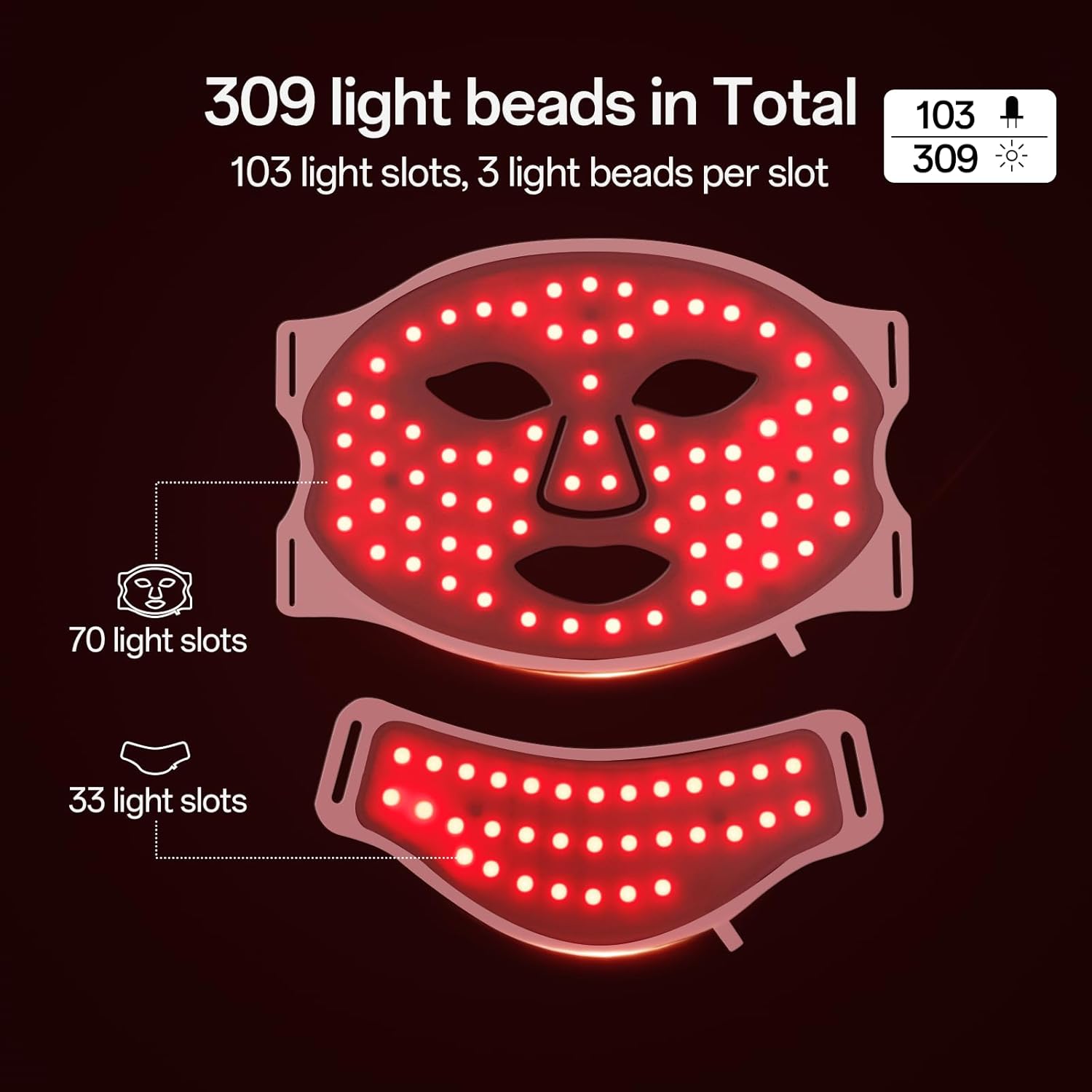 Light Therapy Facial-X7 (SEVEN Light Treatments in ONE)