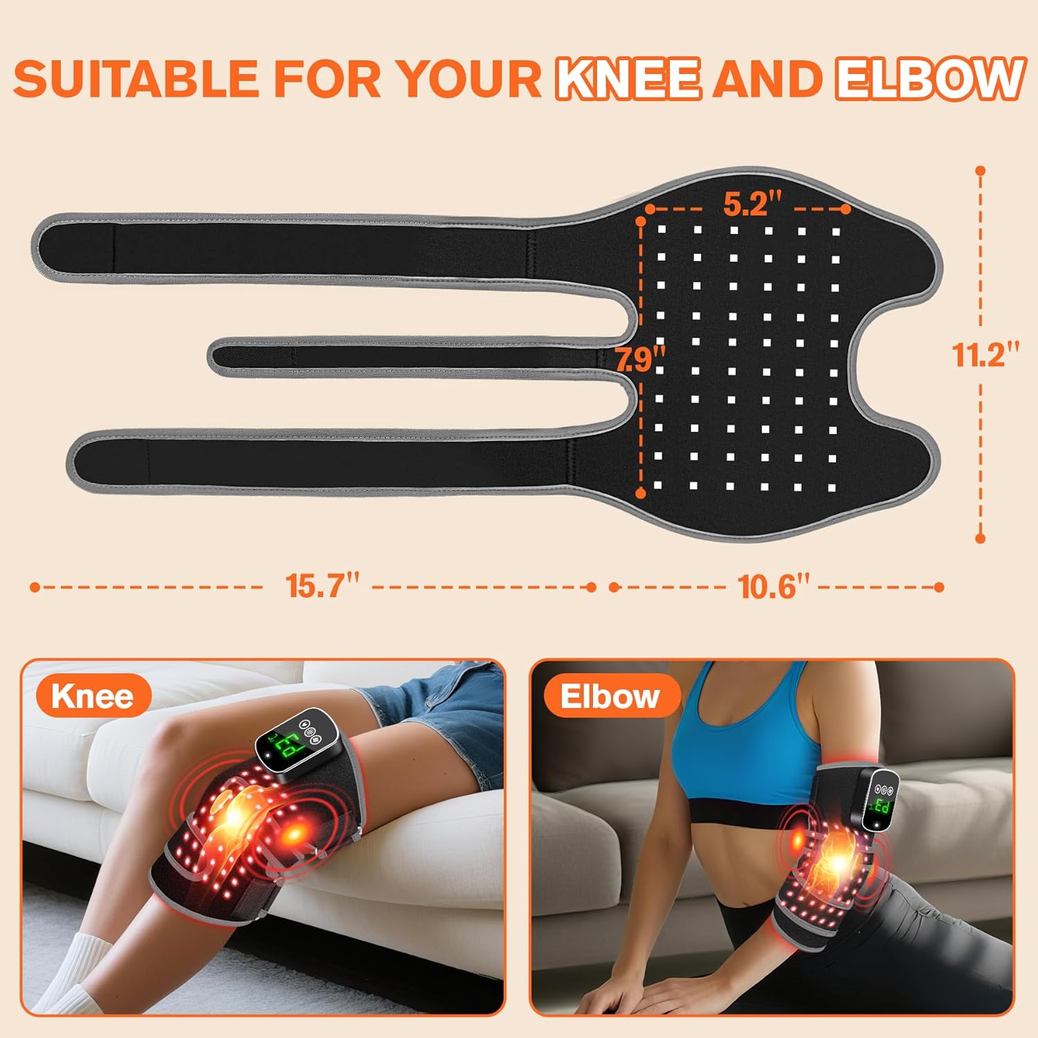 TheraKnee X - RedLight & Massager