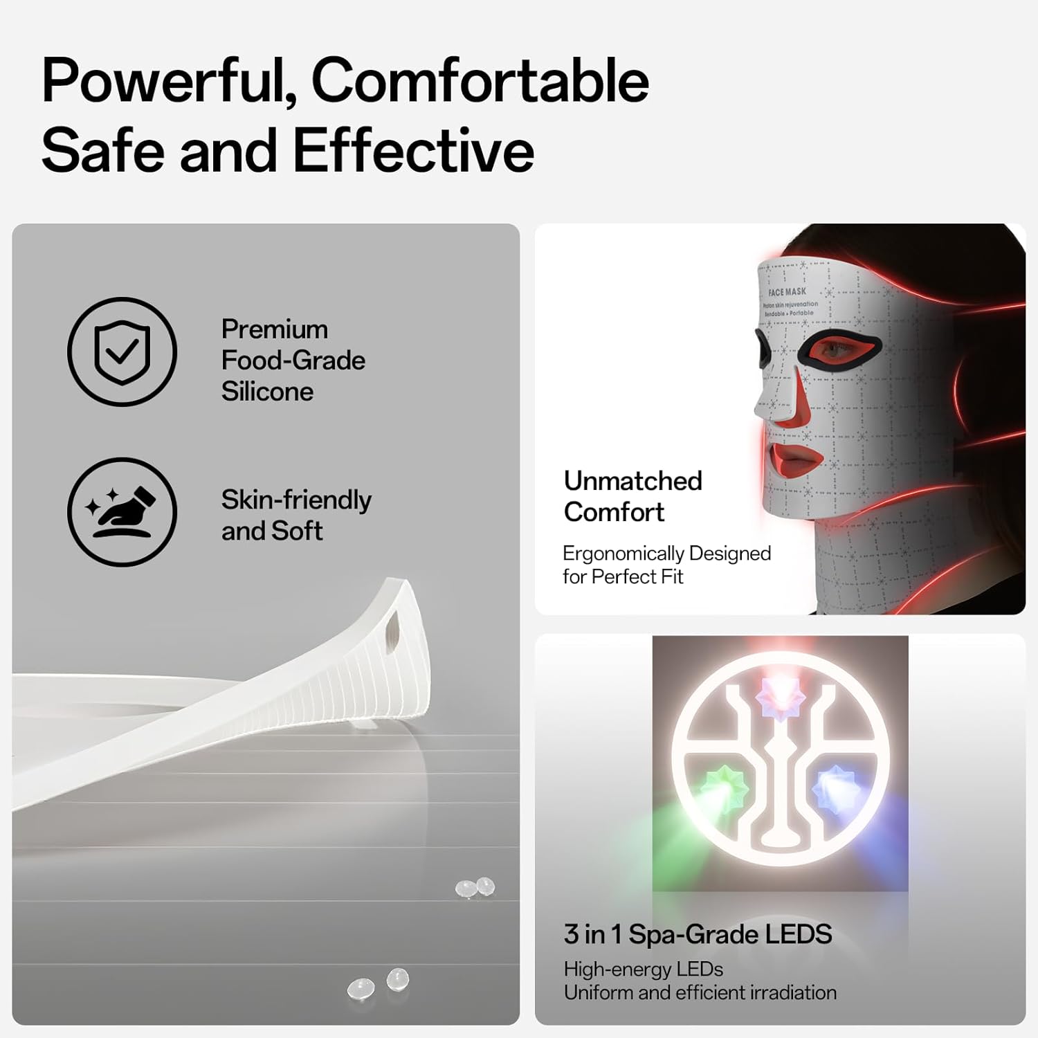 Light Therapy Facial-X7 (SEVEN Light Treatments in ONE)