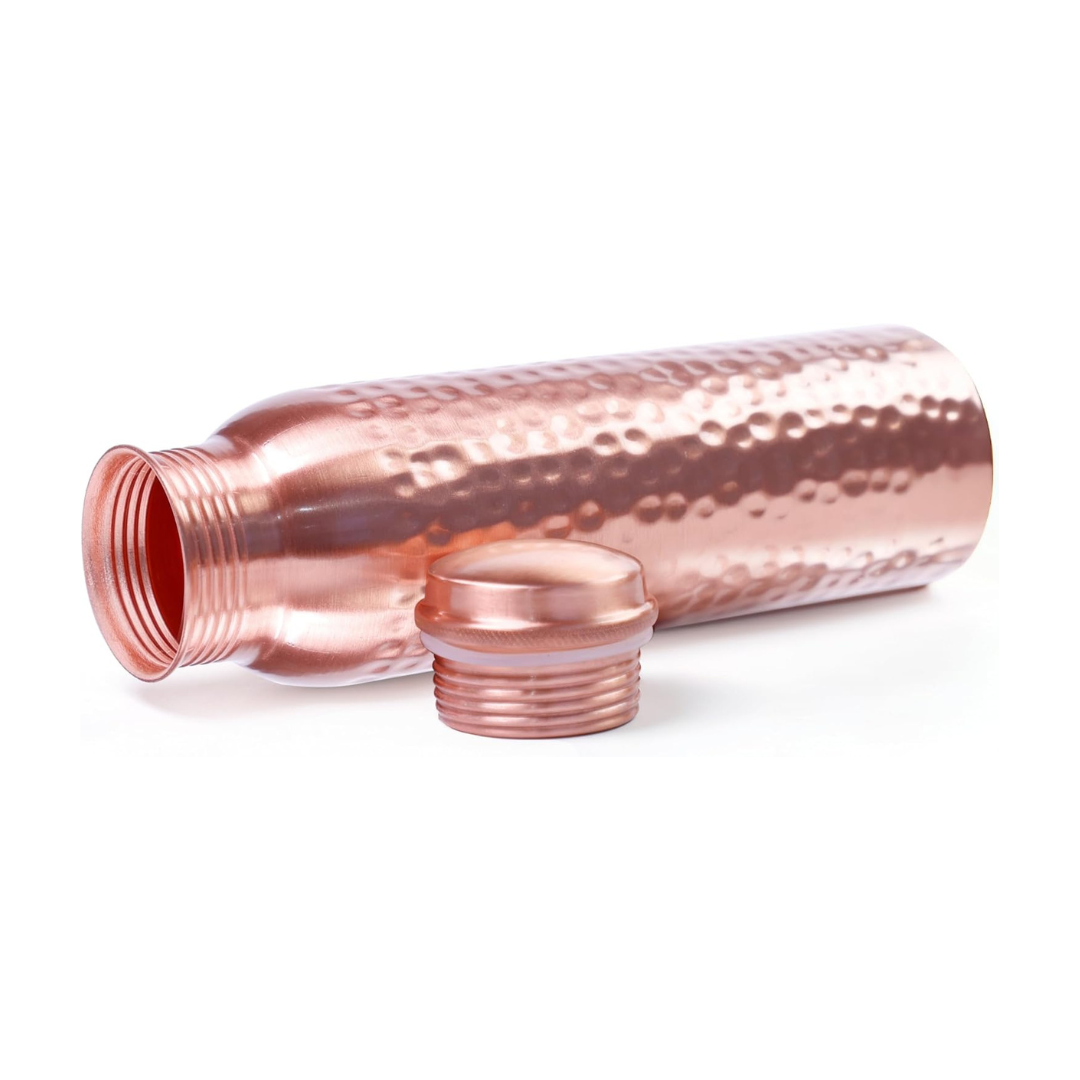 100% Pure Copper Water Bottle for Drinking -34 oz